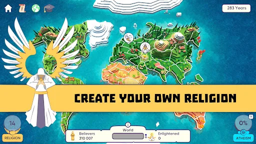 God Simulator. Religion Inc. Screenshot 1