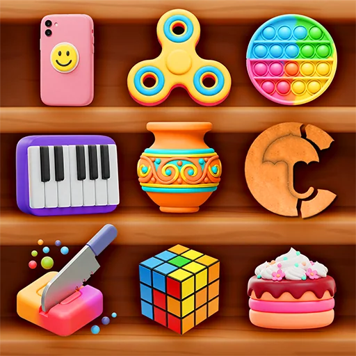 Antistress - relaxation toys - Casual App (Rating: 4.7★)
