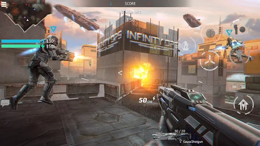 Infinity Ops: Cyberpunk FPS Screenshot 3