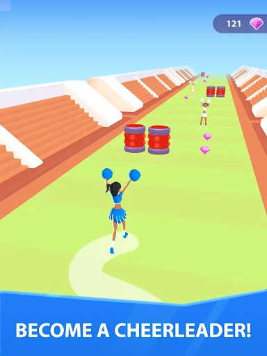 Cheerleader Run 3D Screenshot 7