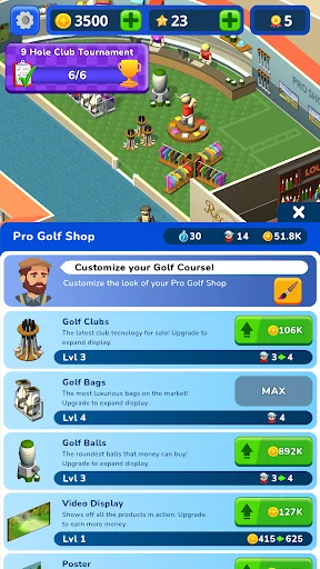 Idle Golf Club Manager Tycoon Screenshot 7