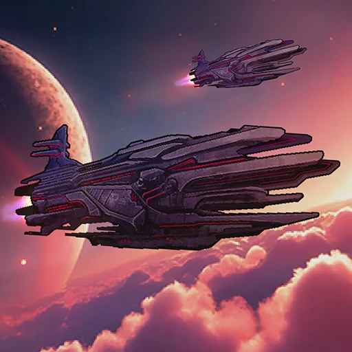 Pixel Starships - Action App (Rating: 4.5★)