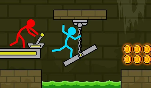 Red and Blue Stickman 2 Screenshot 9