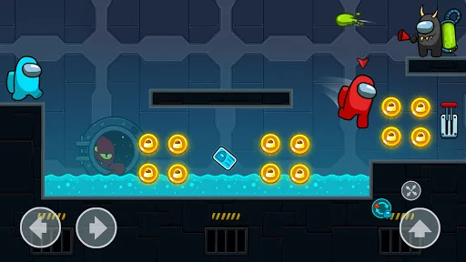 Crewmate Adventure: Animation Parkour Screenshot 1
