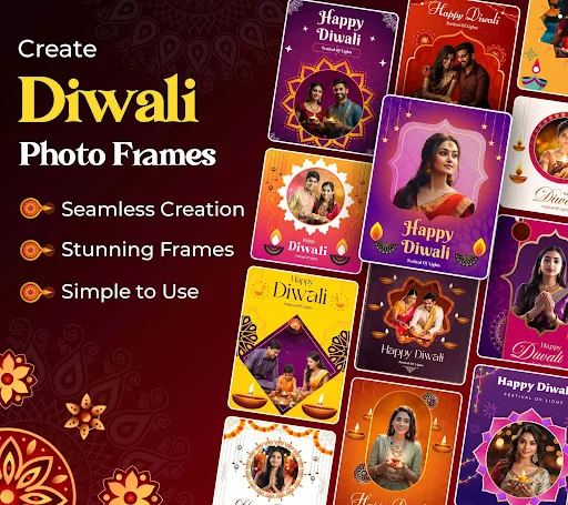 Happy Diwali Photo Frame Screenshot 1