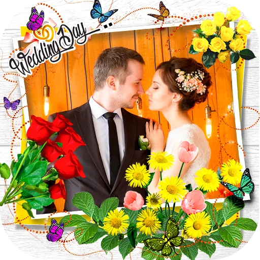 Wedding Photo Frame - Photography App (Rating: 4.8★)