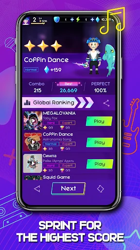 Cyber Surfer: EDM & Skateboard Screenshot 6