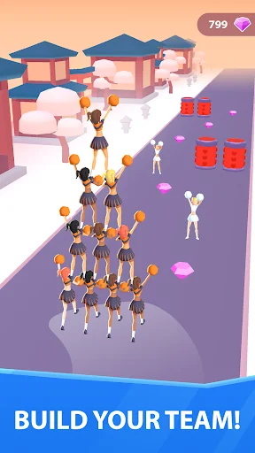 Cheerleader Run 3D Screenshot 2