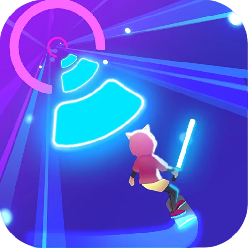 Cyber Surfer: EDM & Skateboard - Action App (Rating: 4.4★)