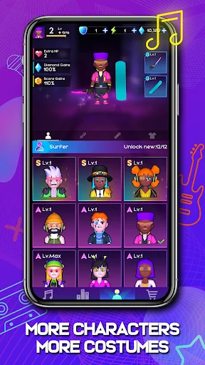 Cyber Surfer: EDM & Skateboard Screenshot 4